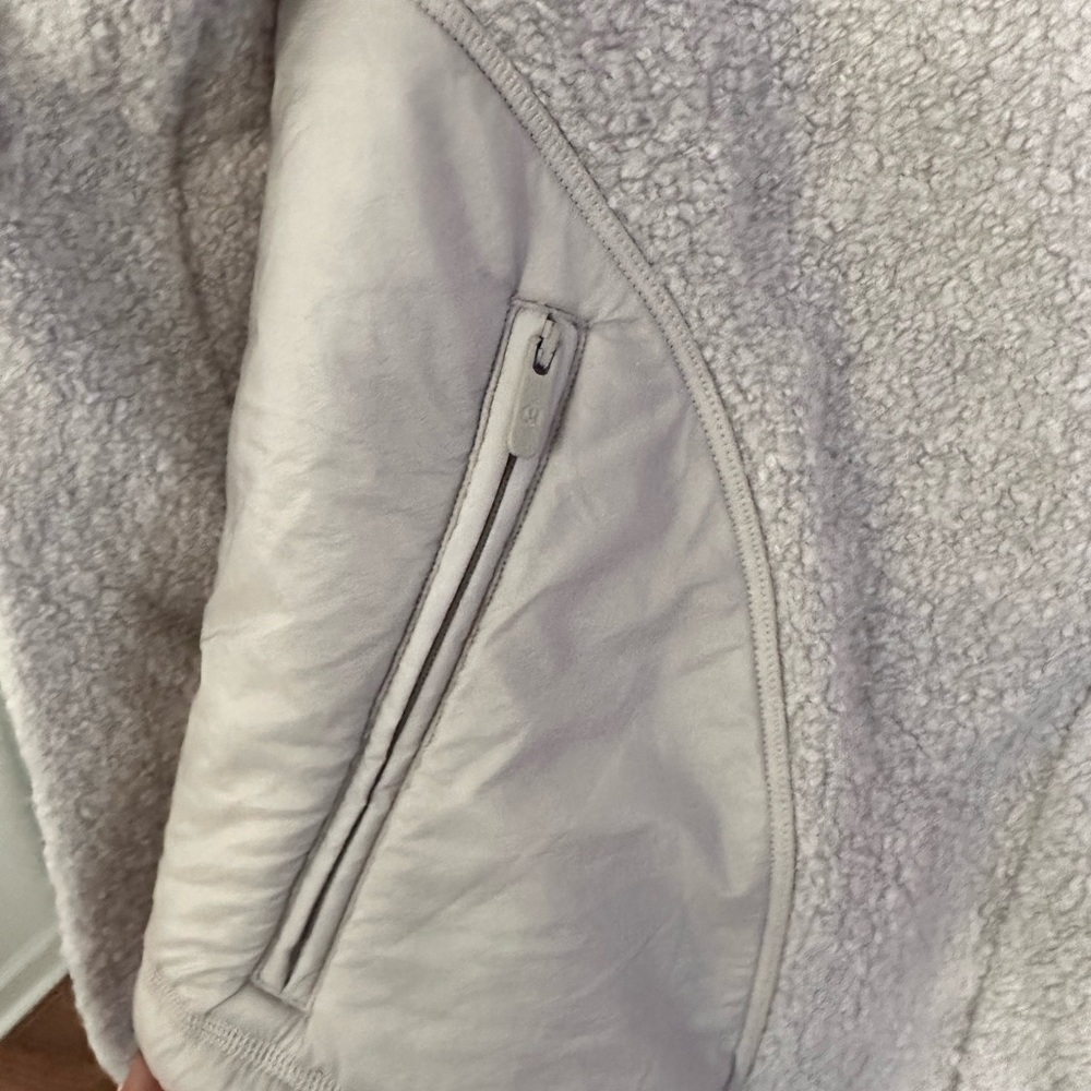 LULULEMON Go Cozy Jacket WOOL SIZE 4 new no tag heathered ceramic - Picture 8 of 11